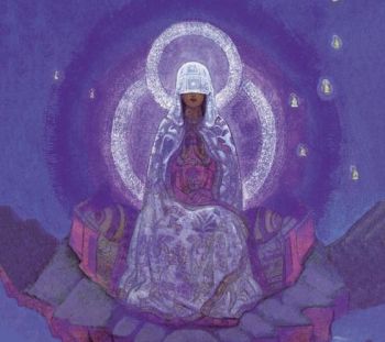 'Die Himmelskönigin' von Nicholas Roerich.