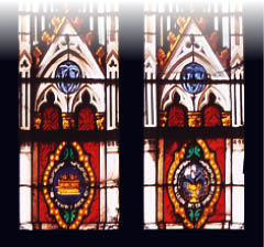 Kirchenfenster von Rennes-le-Château