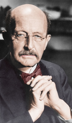 Quantenphysiker und Nobelpreisträger Max Planck erkannte hinter der vergänglichen Materie die schöpferische Macht Gottes.