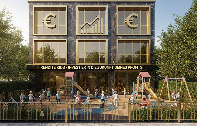 Kinder in der Rendite-Krippe