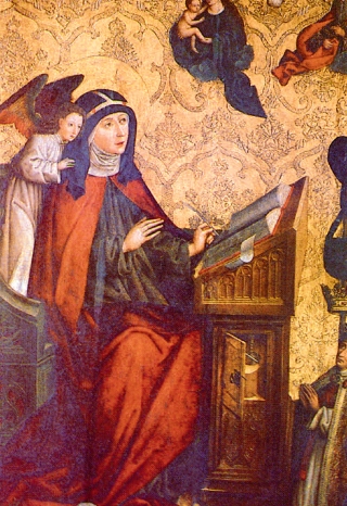 Die heilige Birgitta (1303 - 1373), Schutzpatronin von Schweden.