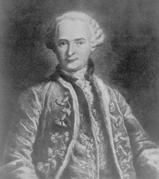 Das einzige zeitgenössische Portrait des Grafen von Saint Germain.