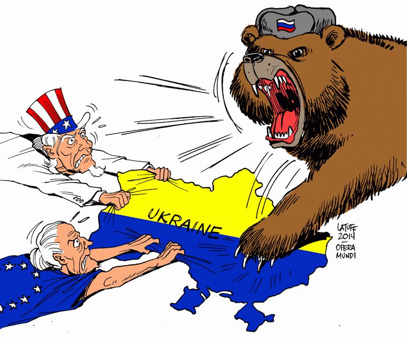 Zerren um die Ukraine