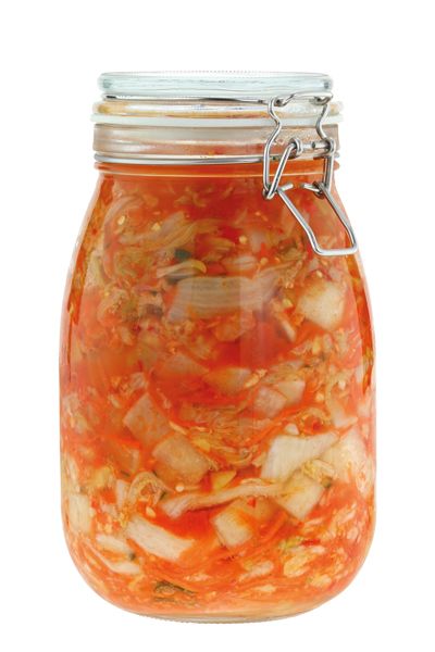 fermentiertes Kimchi aus Korea